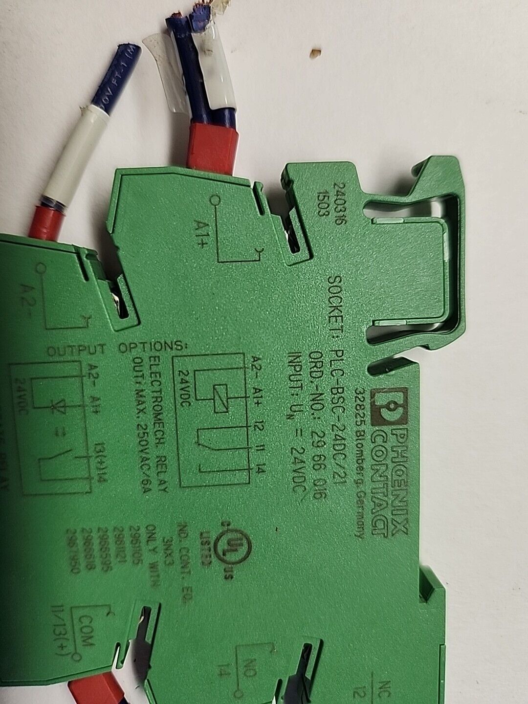 Phoenix Contact PLC-BSC-24DC/21 relay contact with Warranty & Free Shipping