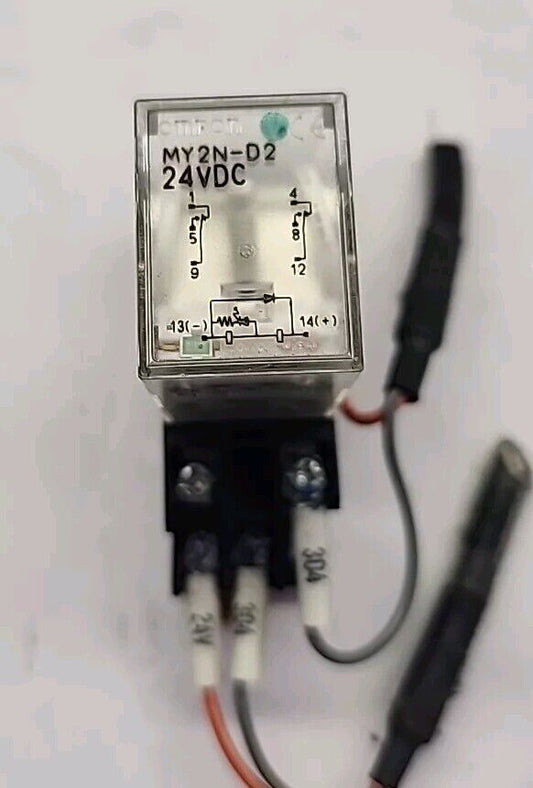 OMRON MY2N-D2 Relay with Base 1718YT - Free Shipping