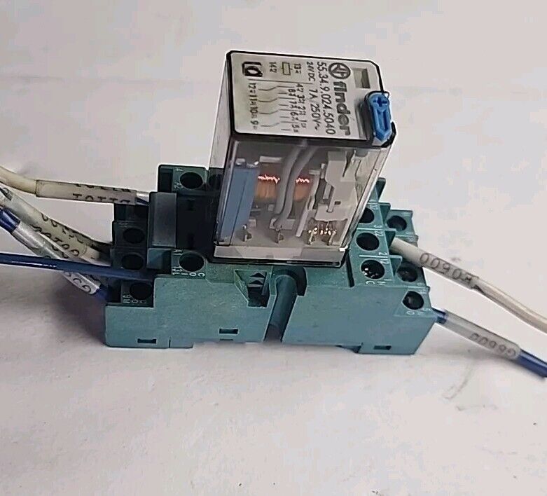 Finder Type 94.74 Base w/ Finder 55.34.9.024.5040 Relay - Free Shipping