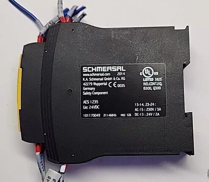 SCHMERSAL AES 1235 24V SAFETY RELAY with Warranty & Free Shipping