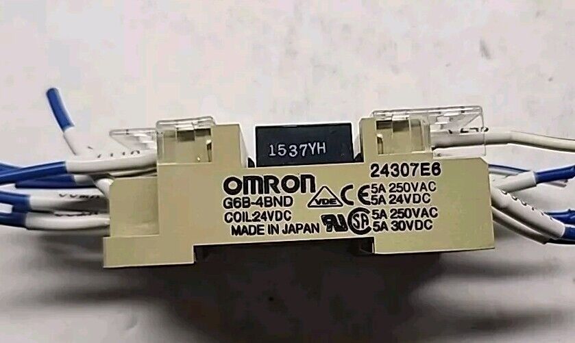 Omron G6B-4BND Terminal Relay 24 VDC Coil - Free Shipping