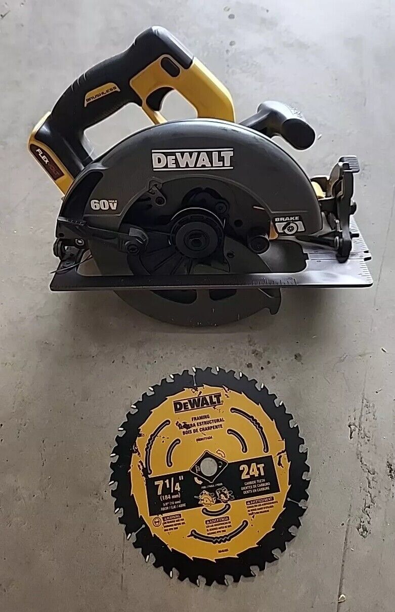 DeWalt DCS578B FLEXVOLT 60V MAX 7-1/4" Circular Saw (Tool Only) Free Shipping