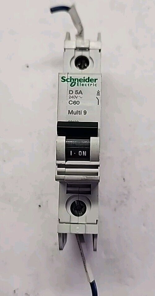 SCHNEIDER ELECTRIC 60123 C60 MINIATURE CIRCUIT BREAKER D-5A 1P 240V Free Ship