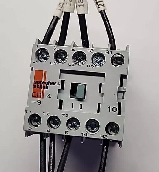 CA4-9-10-24 Sprecher+Schuh Contactor with O/L Relay. 24VAC Coil Free Shipping