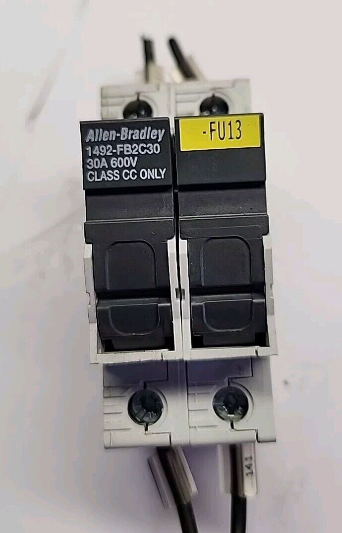 Allen-Bradley 1492FB2C30 30A 600V Fuse Holder & Fuse Free Shipping