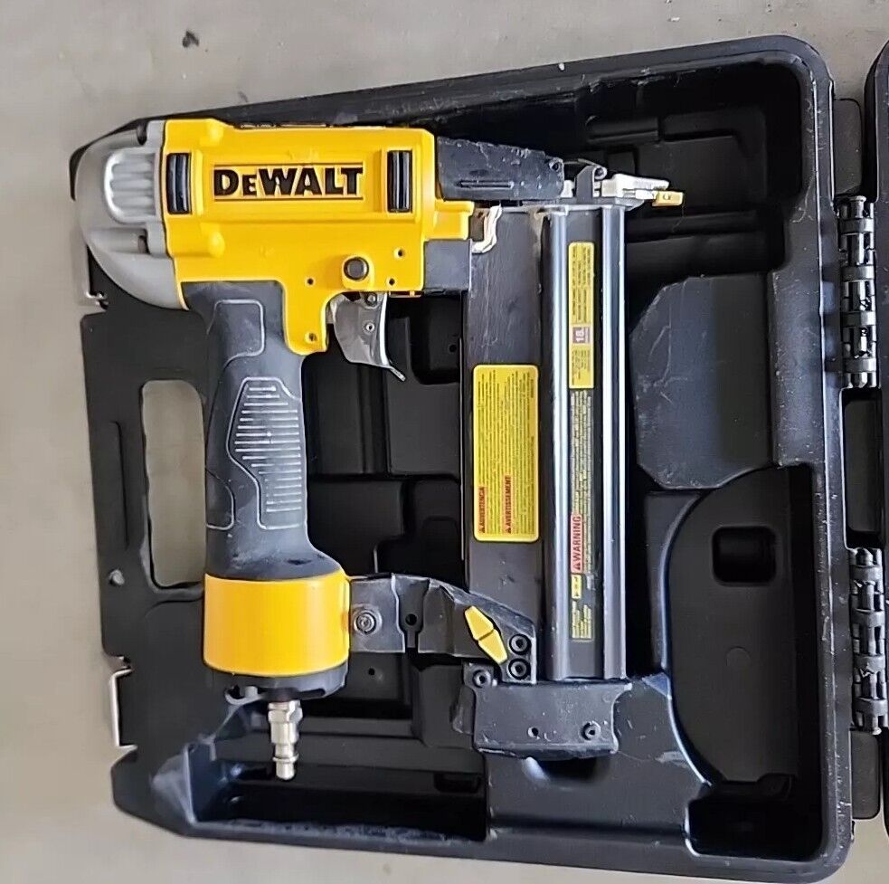 DEWALT DWFP12233 18-Gauge Precision Point Pneumatic Brad Nailer with Case