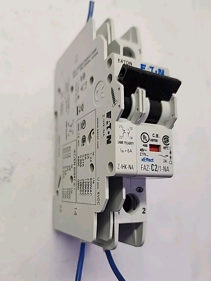 Eaton CIRCUIT BREAKER FAZ-C2/1-NA / Z-IHK-NA Warranty & Free Shipping