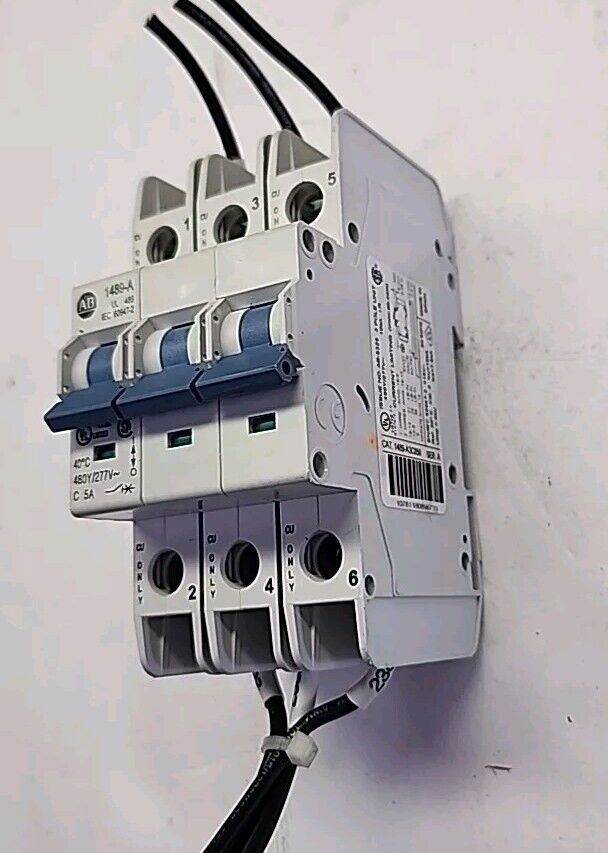 Allen-Bradley 1489-A3C050 Circuit Breaker 5A 3 Pole Free Shipping