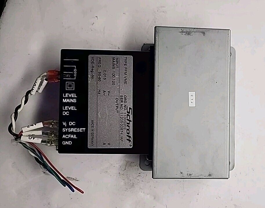 Schroff PFM VME, Ser. No. 1120500874/AF Power Supply w/Warranty & Free shipping