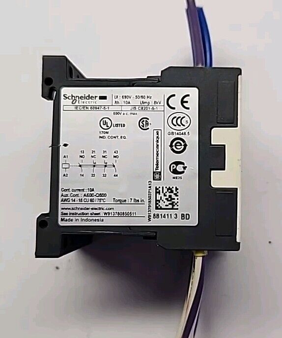 Schneider Electric CA3KN22BD Control Relay 24V with Warranty & Free Shipping