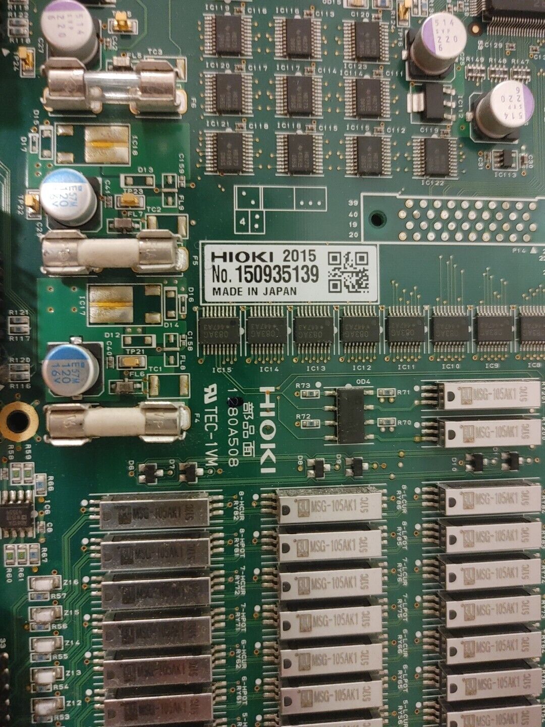 Hioki 1117A508 Scanner Board with Warranty & Free Shipping