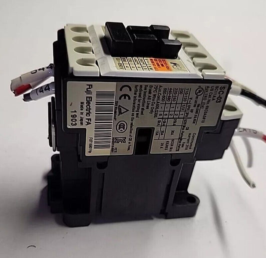 FUJI ELECTRIC Contactor SC-03 SC11AA with Warranty & Free Shipping