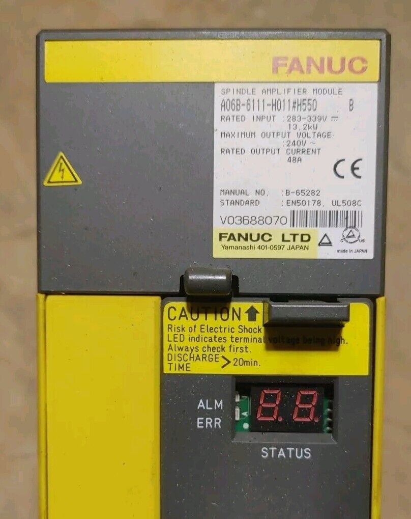 Fanuc A06B-6111-H011 #H550 B Spindle Drive 240V Output - Free Shipping