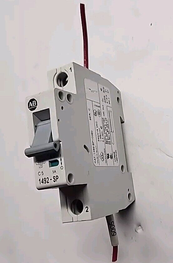 Allen-Bradley 1492-SP1C050 Series C Circuit Breaker 5A Free Shipping