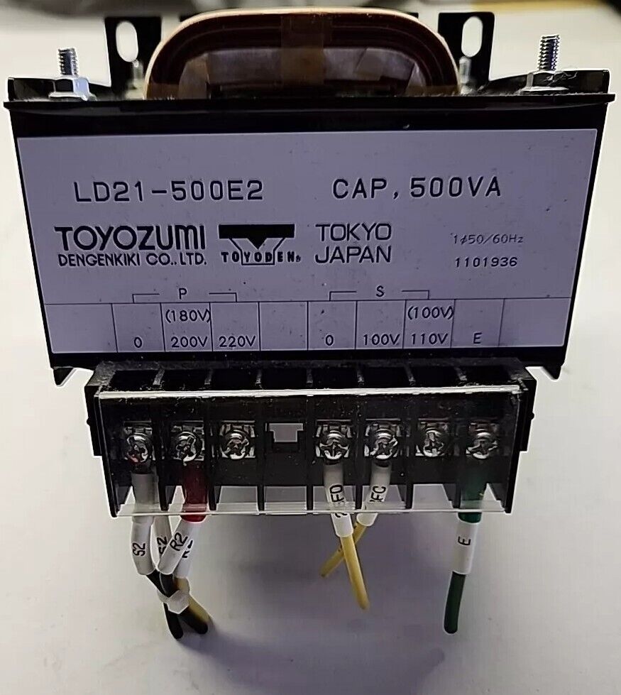 Toyozumi Dengenkik LD21-500E2 500VA Transformer with Warranty & Free Shipping