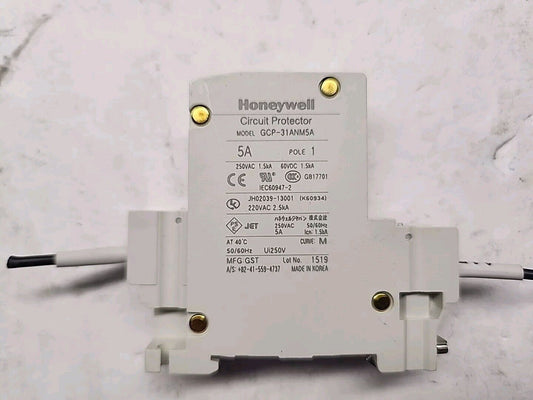 Honeywell  GCP-31ANM5A Circuit Protector 5 Amp - Free Shipping