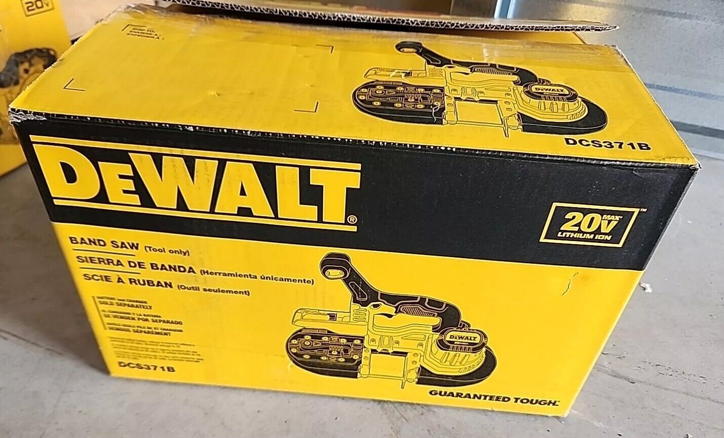 DeWalt 20V MAX 15 in. Cordless Lithium-Ion Band Saw DCS371B New Tool Only