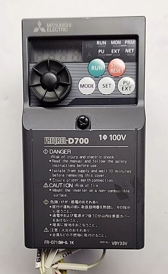 MITSUBISHI FR-D710W-0.1K Inverter Freqrol D700 with Warranty & Free Shipping