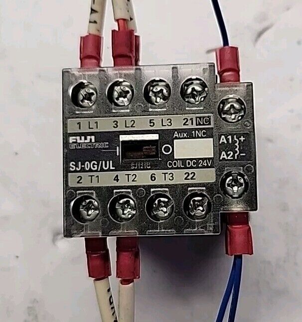 FUJI MAGNETIC CONTACTOR SJ-0G/UL COIL DC 24V - Free Shipping