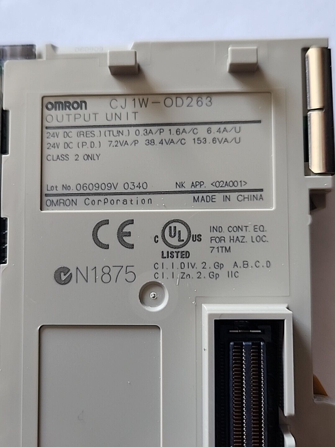 Omron CJ1W-0D263 Output Unit with Warranty & Free Shipping