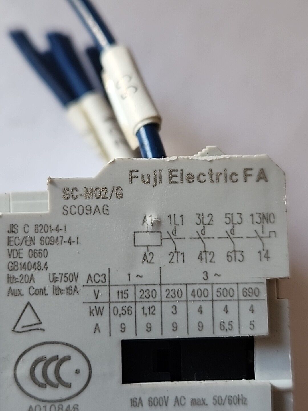 FUJI SC-M02/G SC09AG Magnetic Contactor with Warranty & Free Shipping