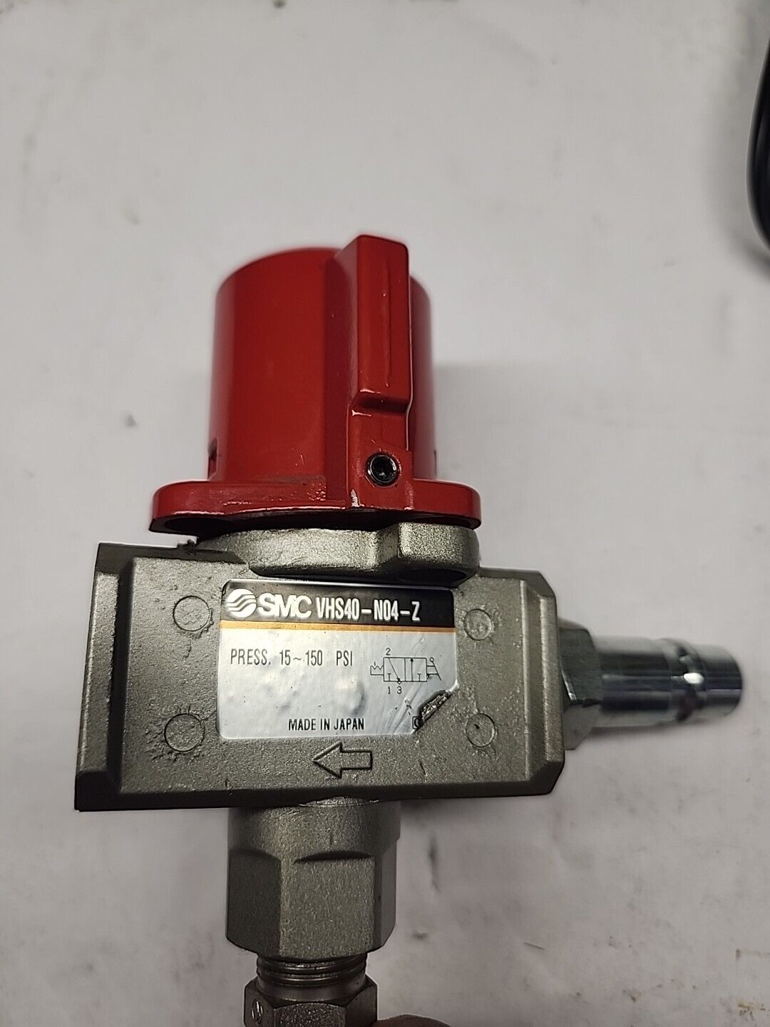 SMC VHS40-N04-Z Pneumatic Lockout Shut Off Valve - Free Shipping