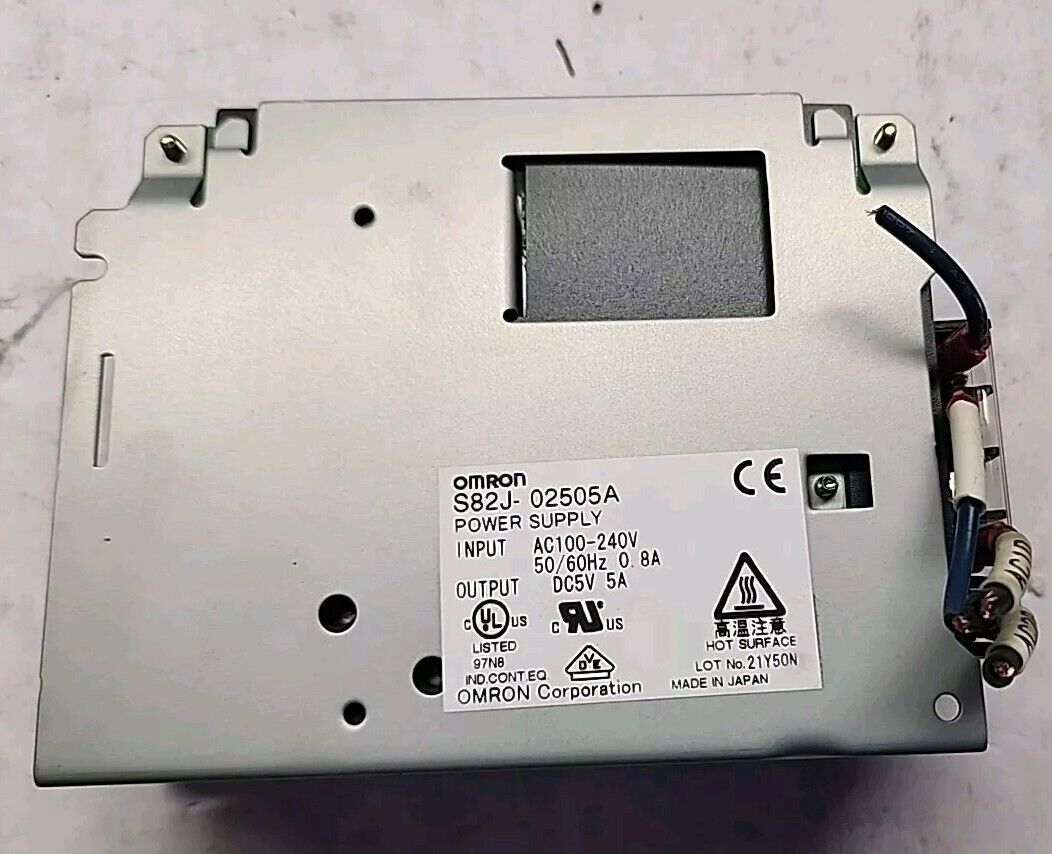 OMRON NIB Switching Power Supply S82J-02505A DC5V 5A POWER SUPPLY