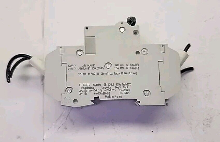 SCHNEIDER ELECTRIC 60157 C60 MINIATURE CIRCUIT BREAKER D-5A 2P 240V Free Ship