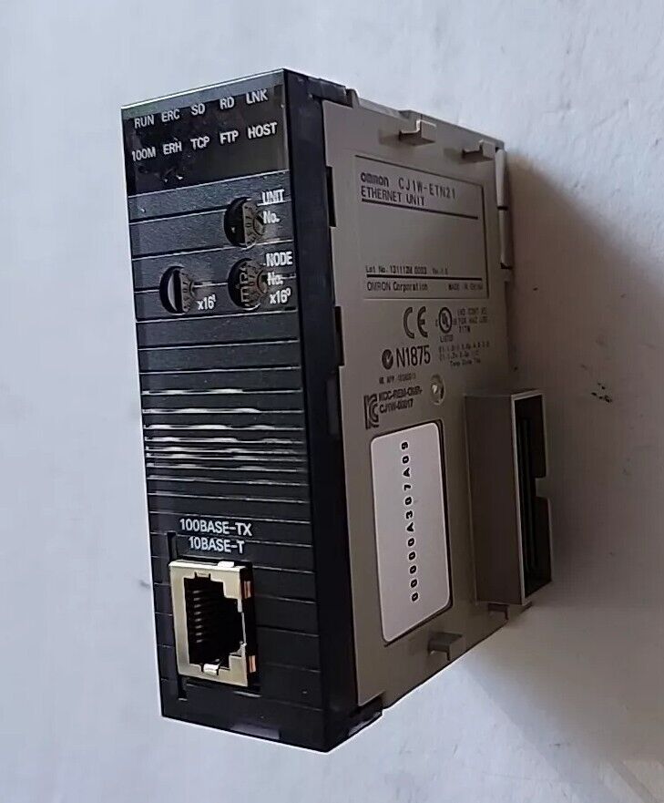 OMRON CJ1W-ETN21 SYSMAC ETN21 Ethernet Unit Module PLC with Warranty & Free Ship