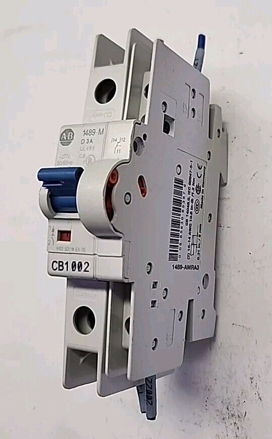ALLEN BRADLEY 1489-M 277VAC 3A 1489-AMRA3 AUXILIARY CONTACT - Free Shipping