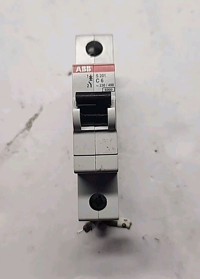 ABB S201 C6 230/400Vac Circuit Breaker - Free Shipping