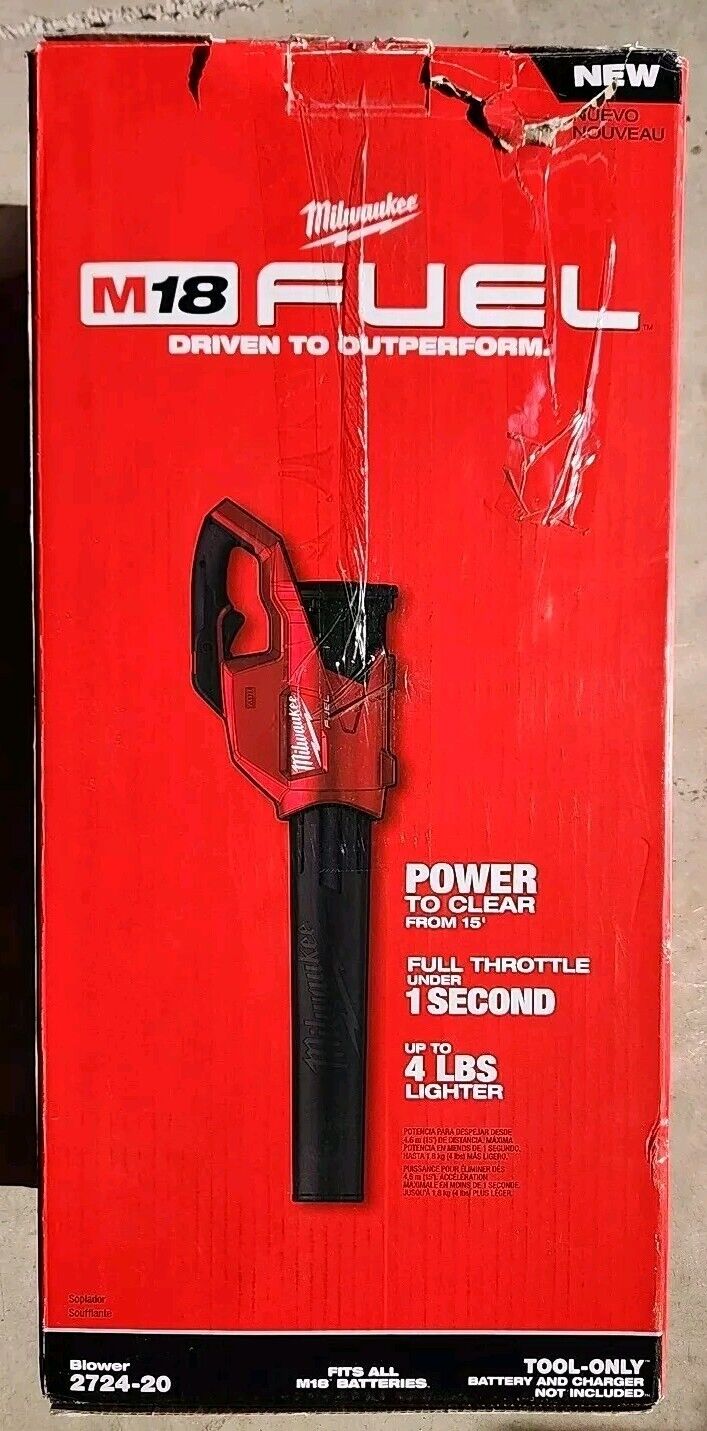 Milwaukee M18 Handheld Leaf Blower - Black/Red (2724-20) w/Warranty & Free Ship