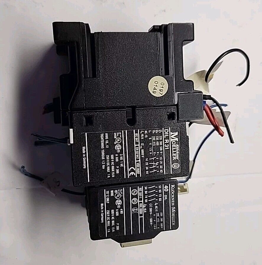 Klockner Moeller Contactor DIL R 31 with 40 DIL - Free Shipping