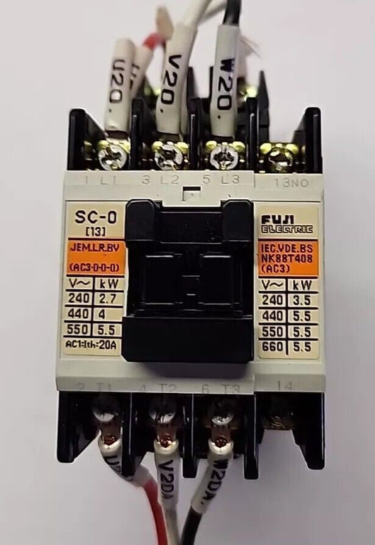 FUJI ELECTRIC SC-0 (13) Magnetic Contactor with Warranty & Free Shipping