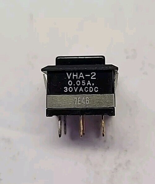 VHA-2 0.05A, 30VACDC, 7E46 Push Button Switch - Free Shipping