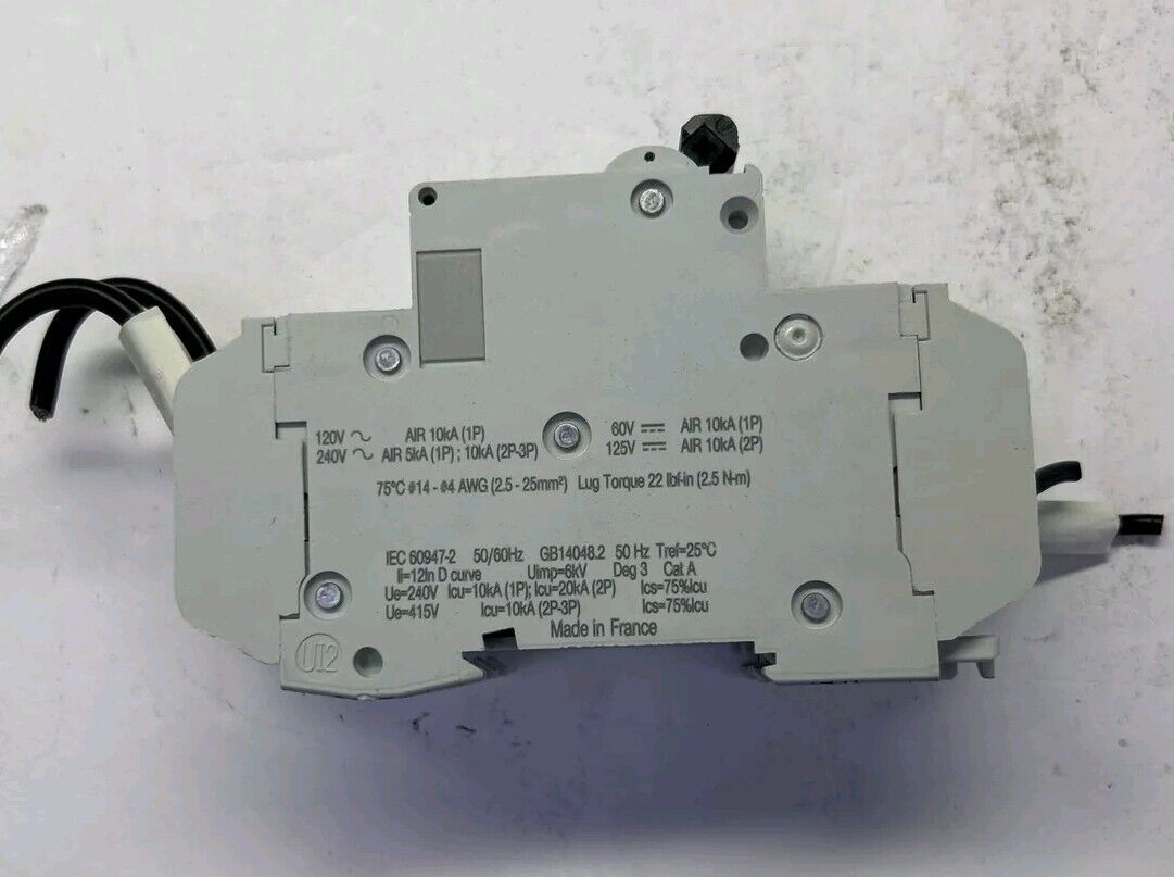 SCHNEIDER ELECTRIC 60155 CIRCUIT BREAKER D3A, C60, Multi 9 Free Shipping