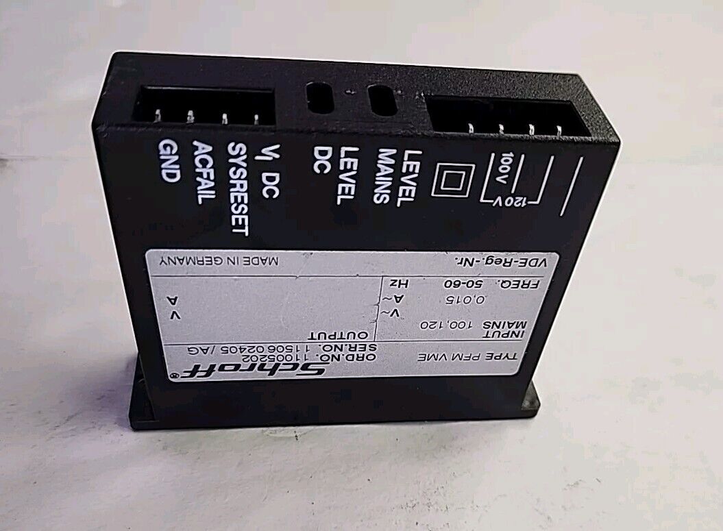 Schroff PFM VME Power Supply Ser. No. 1150602405/AG with Warranty Free Shipping