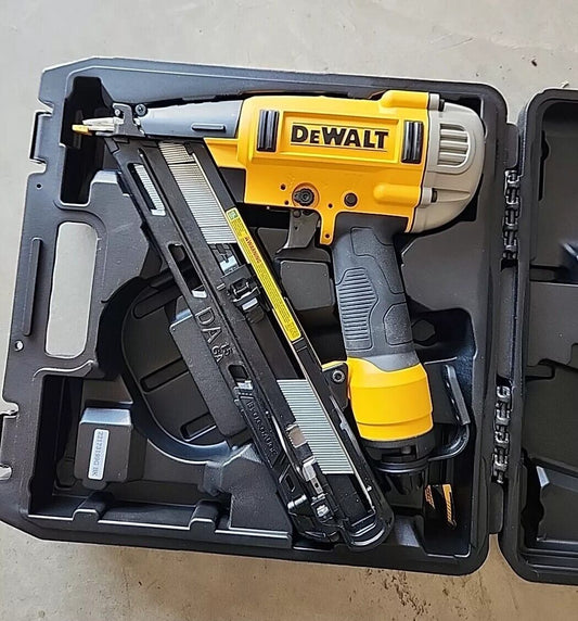 DEWALT DWFP72155 15 Gage Precision Point Angle Finish Nailer with Case Free Ship