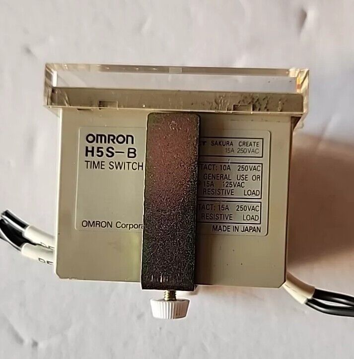 Omron H5S-B Time Switch Relay One Week 125-250VAC 15A with Warranty & Free Ship