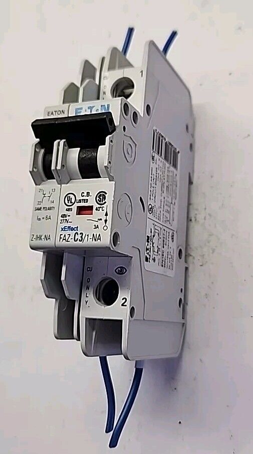 Eaton CIRCUIT BREAKER FAZ-C3/1-NA,  Z-IHK-NA Free Shipping