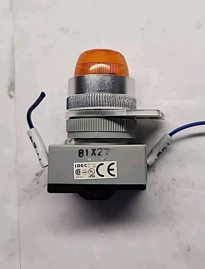 IDEC APW (TW) N19 Orange Industrial Status Indicator Light - Free Shipping