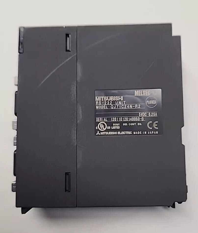 Mitsubishi MELSEC-Q QJ71C24N-R2 RS-232 Unit 5VDC 0.26A with Warranty Free Ship