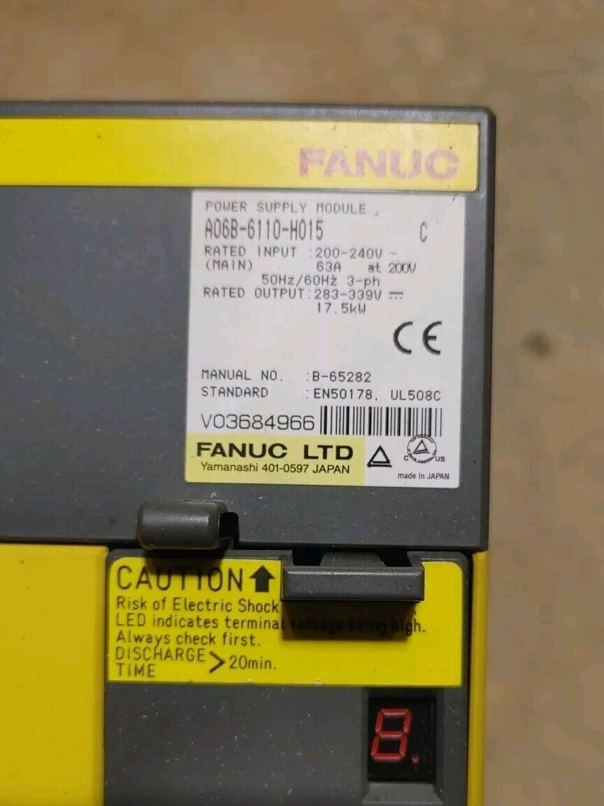 FANUC A06B-6110-H015 C Power Supply Module - Free Shipping