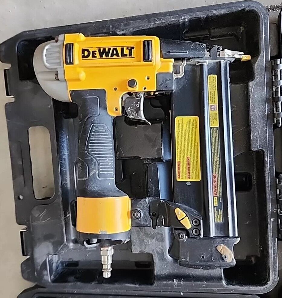 DEWALT DWFP12233 18-Gauge Precision Point Pneumatic Brad Nailer with Case