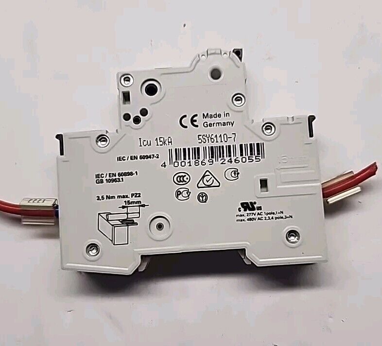 Siemens 5SY61 Circuit Breaker MCB C10 230/400V Free Shipping