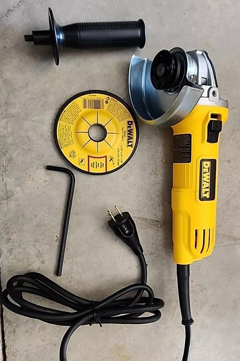 DEWALT DWE4011 120V Corded 4-1/2" Angle Grinder with Warranty & Free Shipping