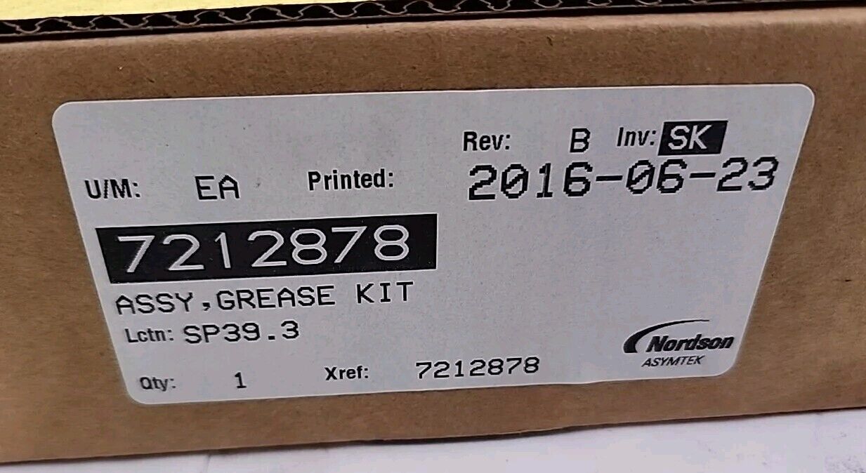 Nordson 7212878 Grease Gun Kit Assembly - Service Kit - Free Shipping