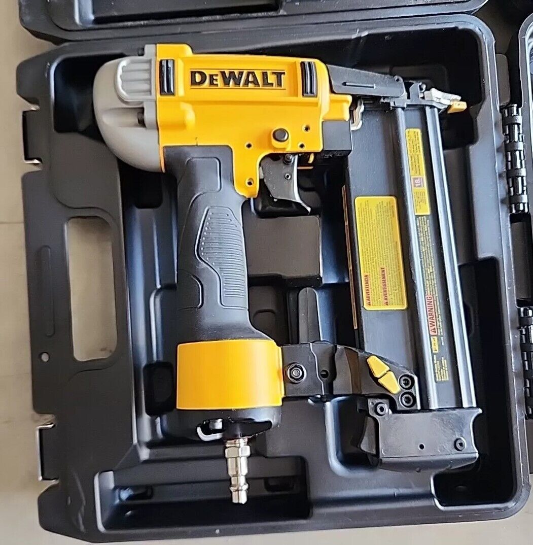 DEWALT DWFP12233 18-Gauge Precision Point Pneumatic Brad Nailer with Case