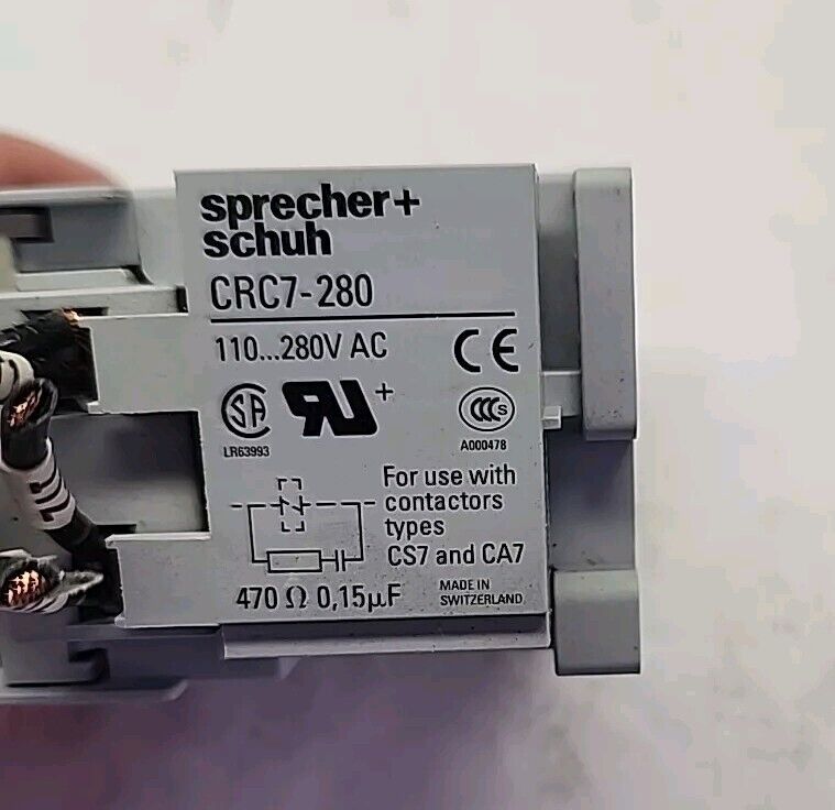 SPRECHER & SCHUH CA7-23C-M40-24D CONTACTOR, CRC7-280 Free Shipping