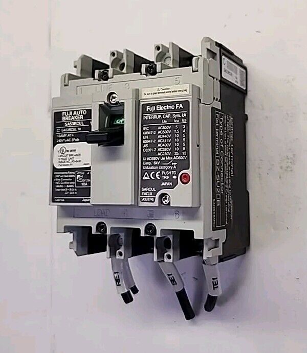 Fuji SA53RCUL-10  Circuit Breaker 10A with Warranty & Free Shipping